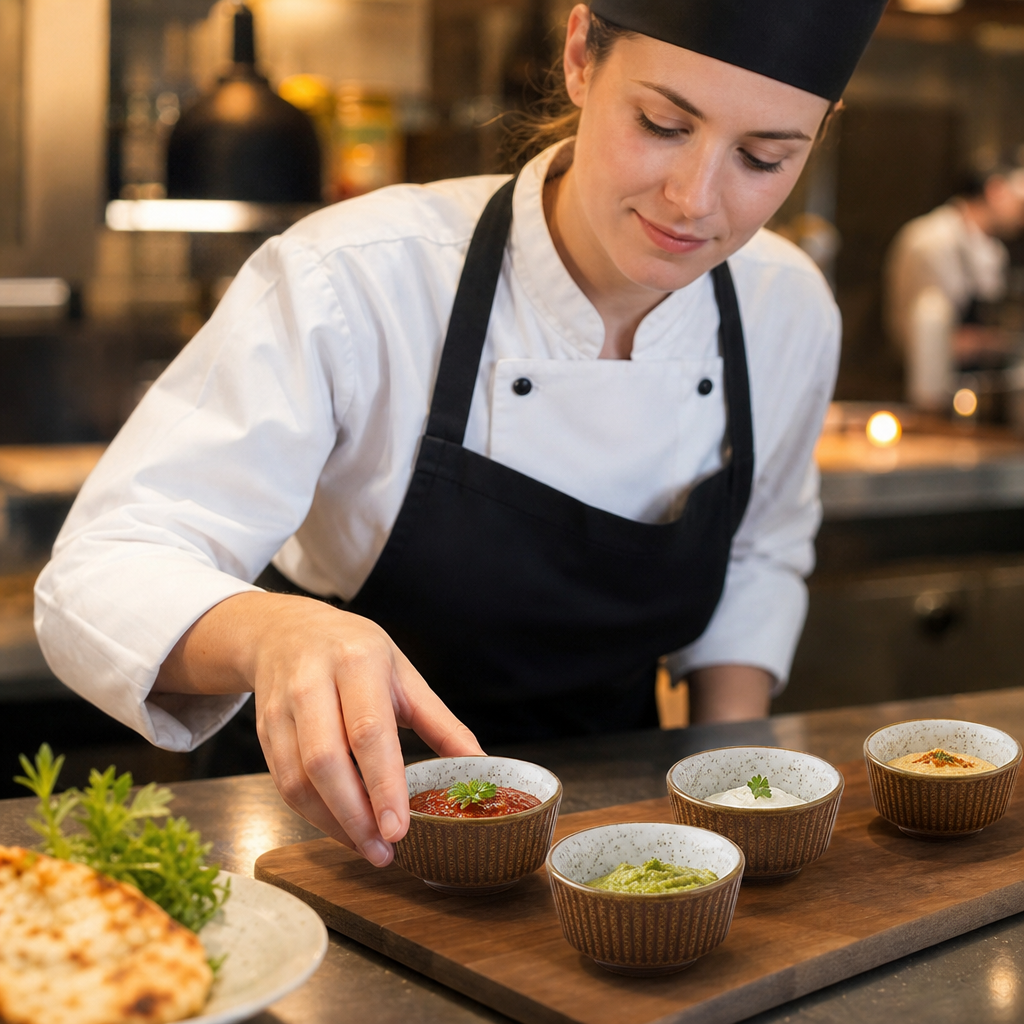Dip Pots 118ml Vitrified Ceramic for Catering & Hospitality (Pack of 12)