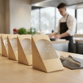 Paperboard Deepfill Sandwich Wedges 75mm for Takeaway Service (Pack of 500)