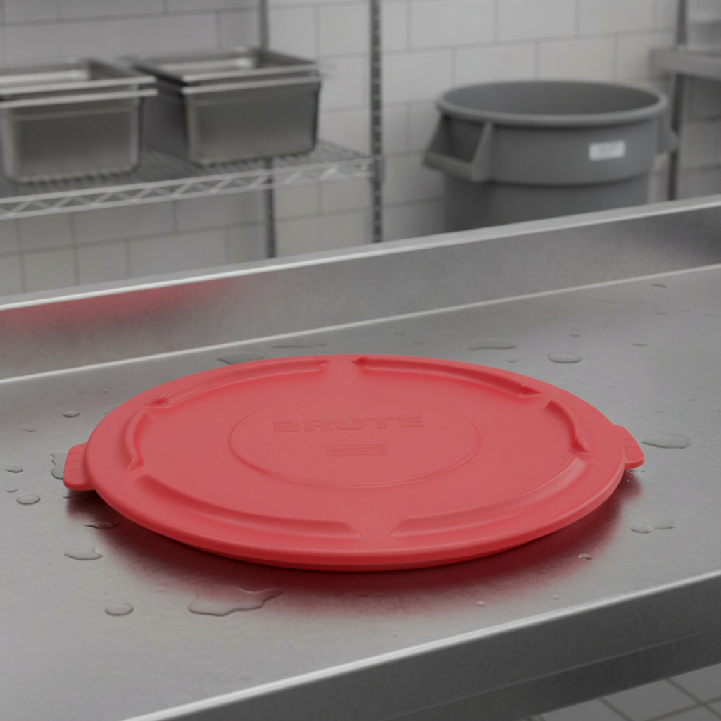 Polyethylene Snap-On Lid for 121L Waste Containers