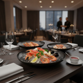 Stainless Steel Seafood Serving Bowl 350mm for Elegant Dining