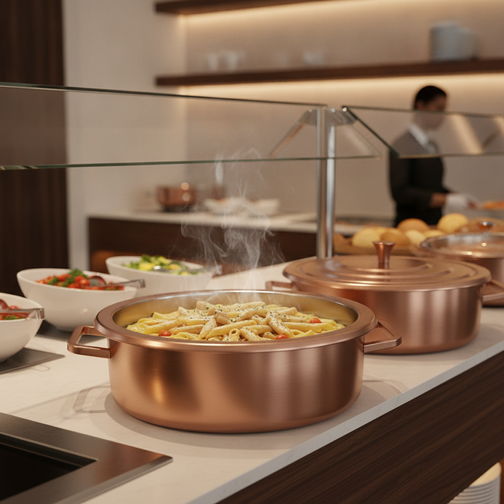 Stainless Steel Round Chafer 3.8L for Buffets