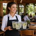 Clear rPET Half Pint Cups 285ml for Outdoor Events (Pack of 1250)