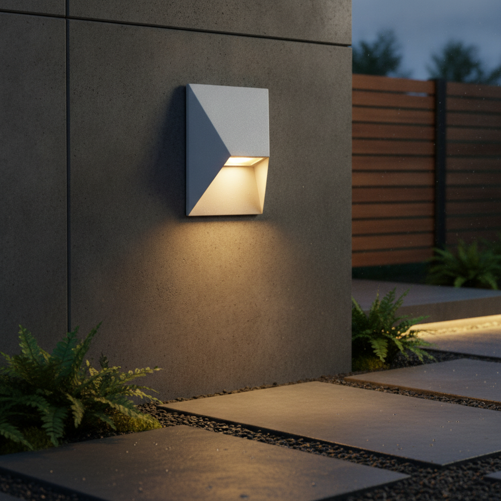 Aluminium Outdoor Wall Light for Patios & Pathways