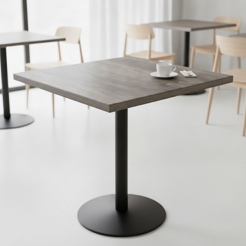 High Density Woodchip Square Table Top 800x800mm for Cafés & Restaurants