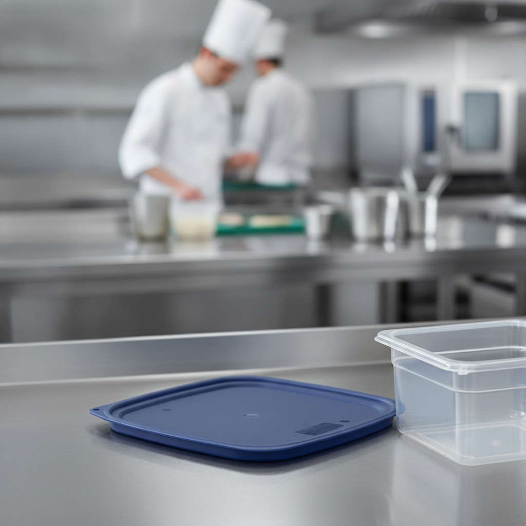 Polypropylene Blue Cover 261mm for FreshPro Containers