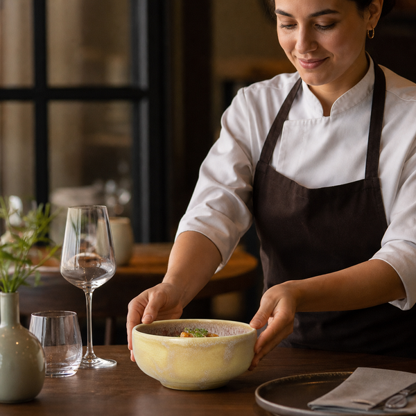 Bowls 135mm Vitrified Ceramic, Alumina Vitrified Ceramic, pack of 12