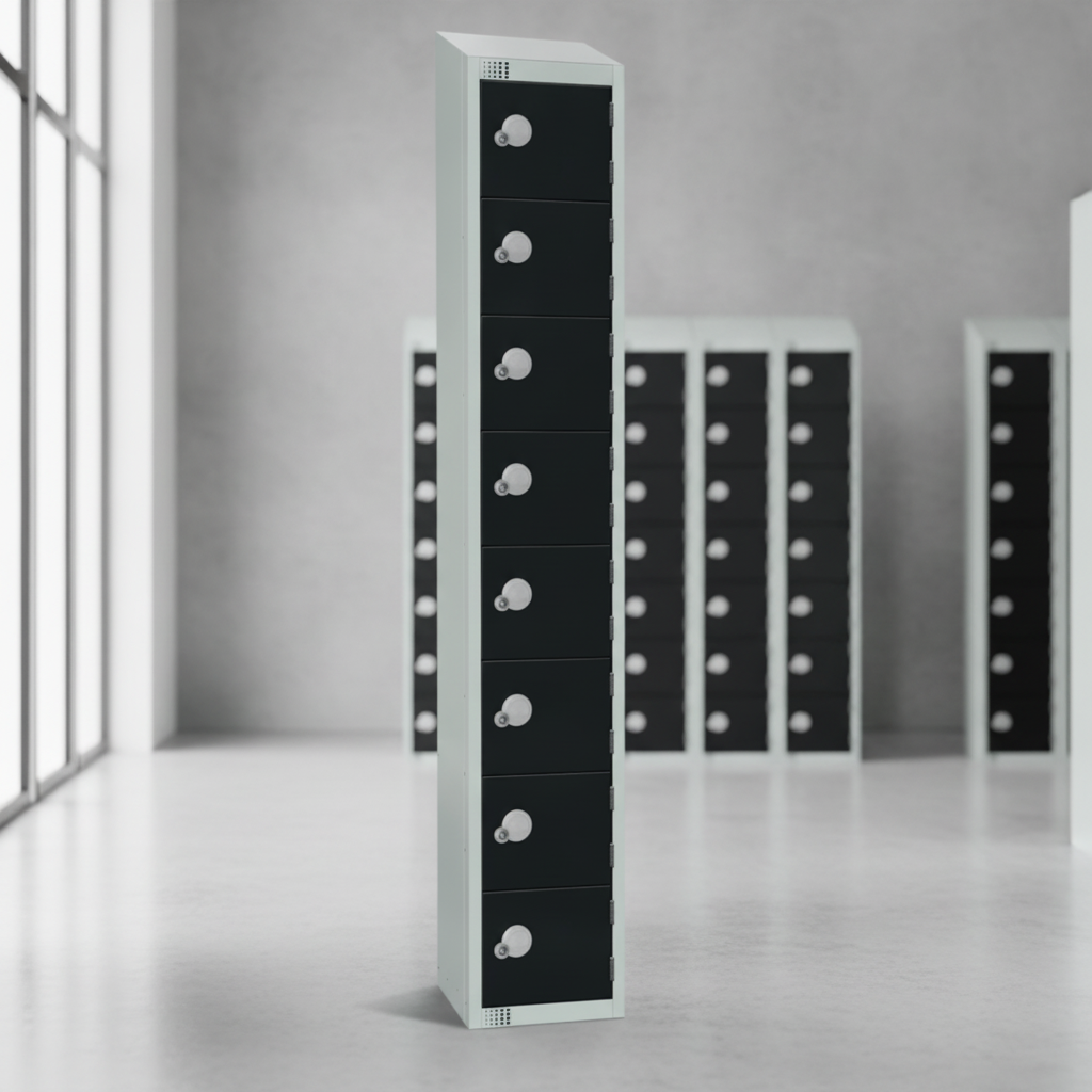 Powder Coated Steel Lockers 450mm Deep for Secure Storage