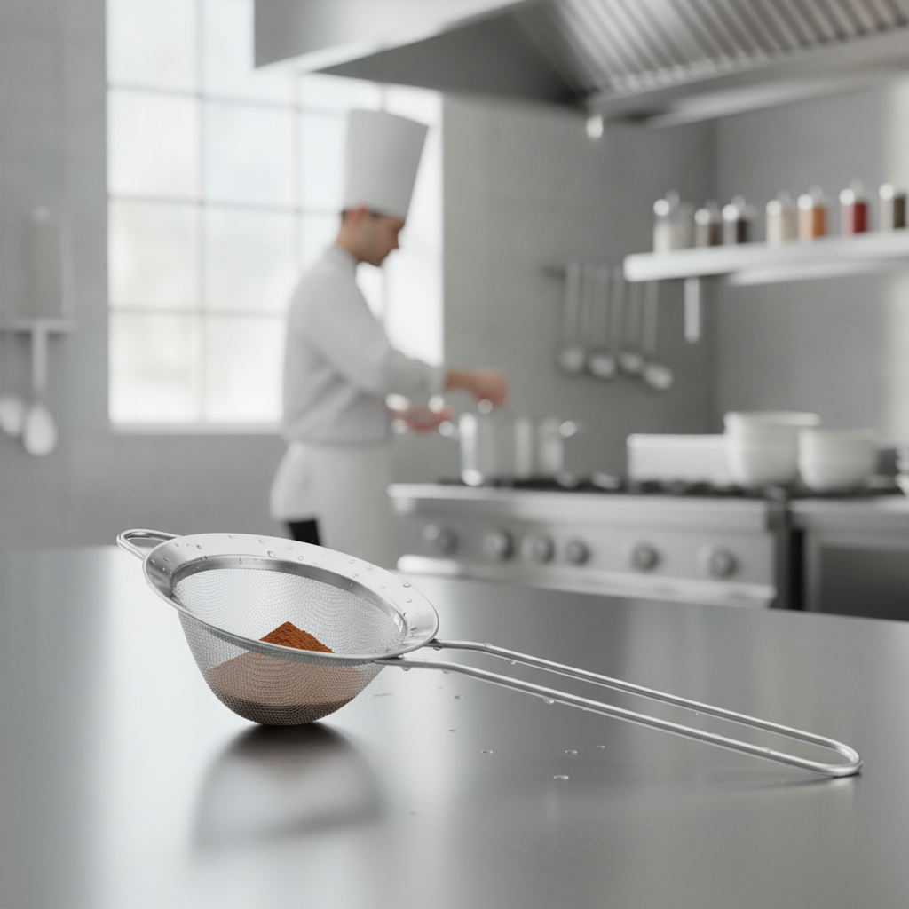 Stainless Steel Fine Mesh Strainer 233mm for Kitchens & Bars