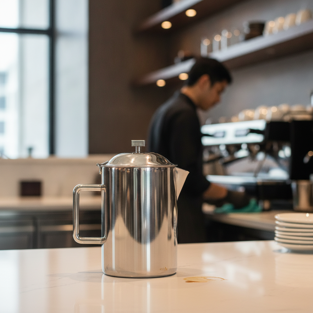Stainless Steel Coffee Pot 1L for Catering & Hospitality