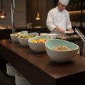 Melamine Bowl Green 700ml for Buffet Displays