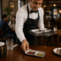 Double Dip Trays Rumbled Finish Stainless Steel for Dining (Pack of 12)