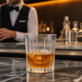 Glass Mosaic Double Old Fashioned Glasses 355ml for Entertaining (Pack of 6)