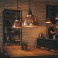Copper Brooklyn Dome Pendant Light 330mm for Retro Spaces