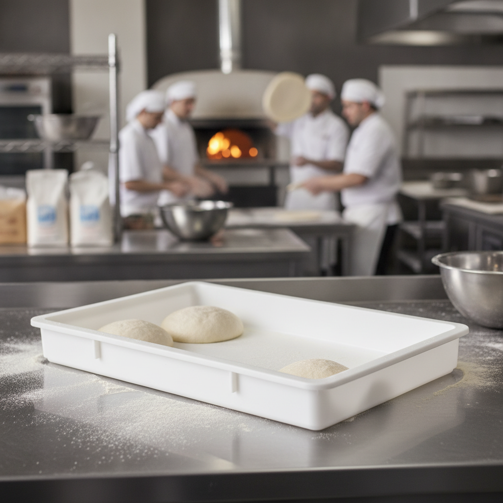 Polypropylene Pizza Dough Proofing Box 660mm for Bakeries