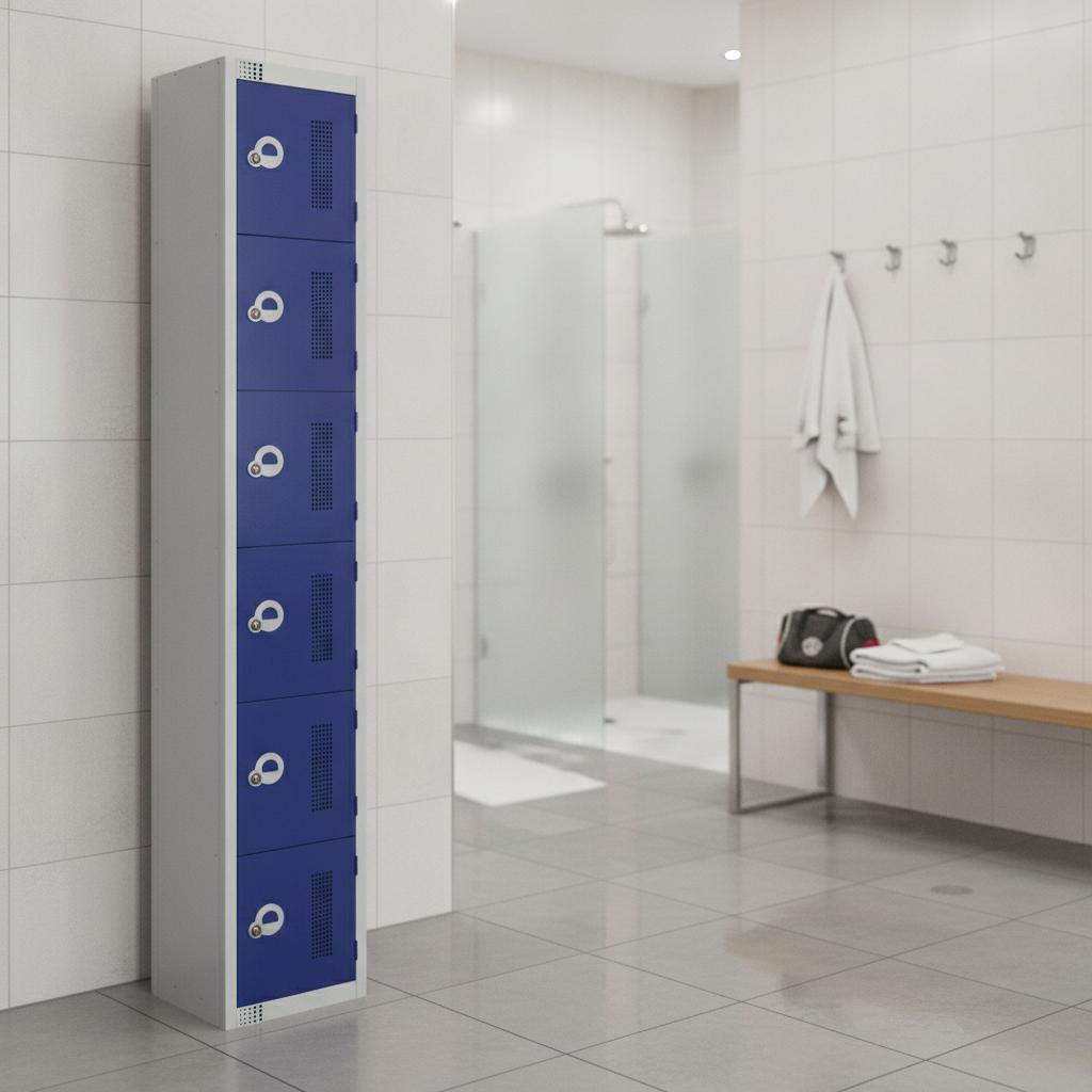 Powder Coated Steel Lockers 450mm Deep for Changing Rooms