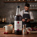 Sour Cherry & Plum Syrup 1L for Hot Drinks & Cocktails