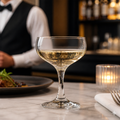 Soda Lime Clear Champagne Saucers 160ml for Professional Use (Pack of 12)