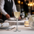 Clear Krysta Glass Champagne Flutes 170ml for High-End Venues (Pack of 24)