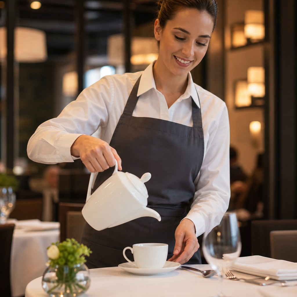 Alumina Vitrified Ceramic Coffee Pot 852ml for Casual Dining (Pack of 6)