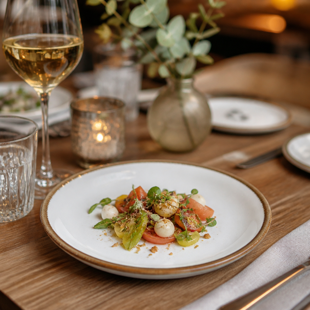 Handcrafted Coupe Plates 165mm Natural Porcelain for Farm-to-Table Dining (Pack of 12)
