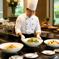 Trace Bowls 320mm White Melamine for Buffet Service (Pack of 4)