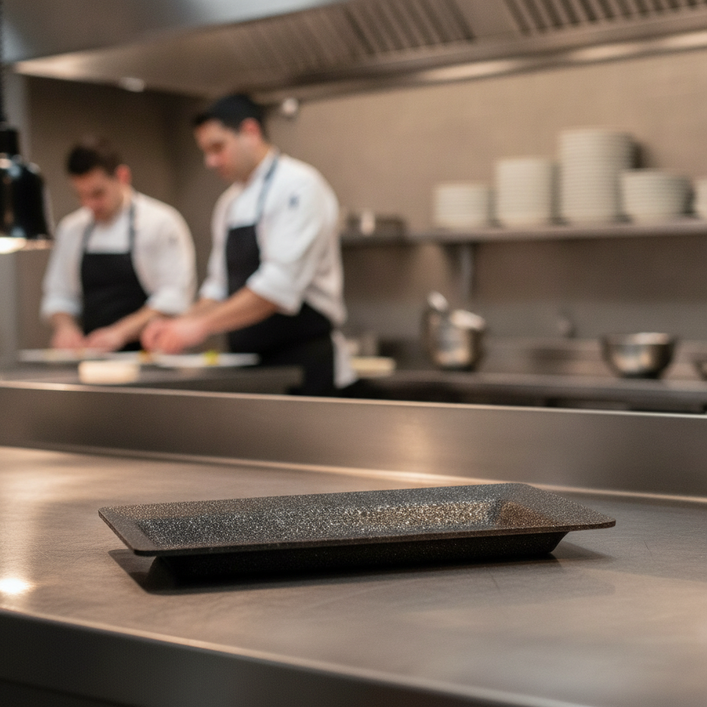 Aluminium Non-Stick Tray GN 1/3 325x176mm for Catering Displays
