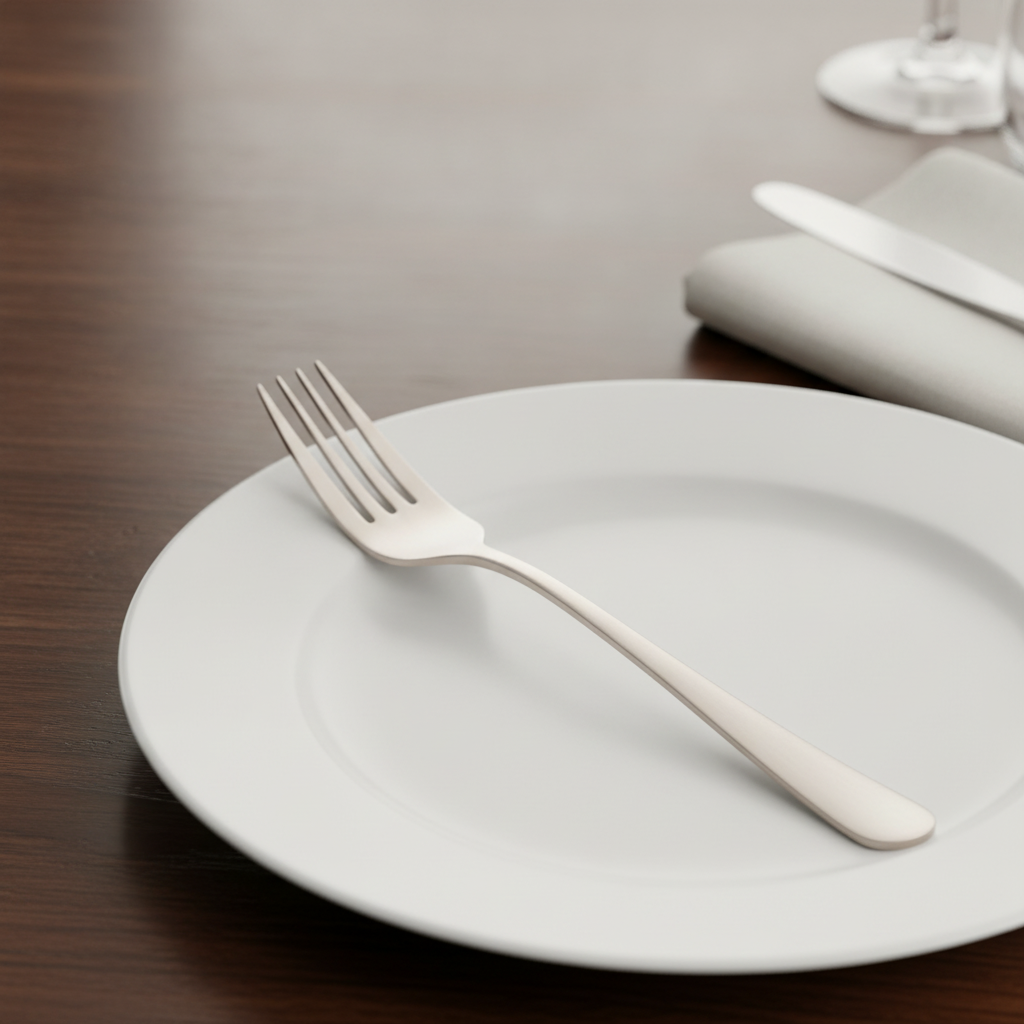 18/0 Stainless Steel Table Forks with Champagne Finish for Dining (Pack of 12)