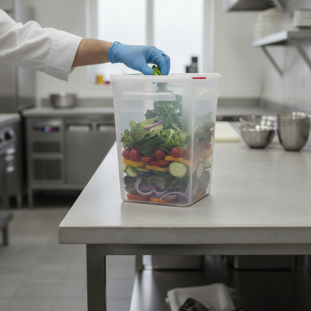 Polypropylene Airtight Storage Container 22L for Food Storage