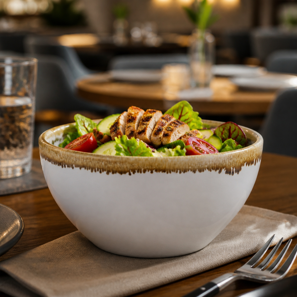 Porcelain Round Bowls 635ml for Home & Restaurant Use