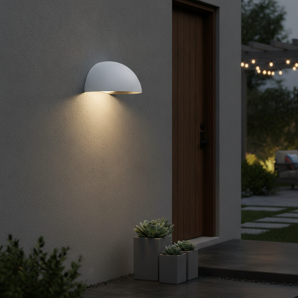 Metal Outdoor Wall Light for Front Doors & Gardens