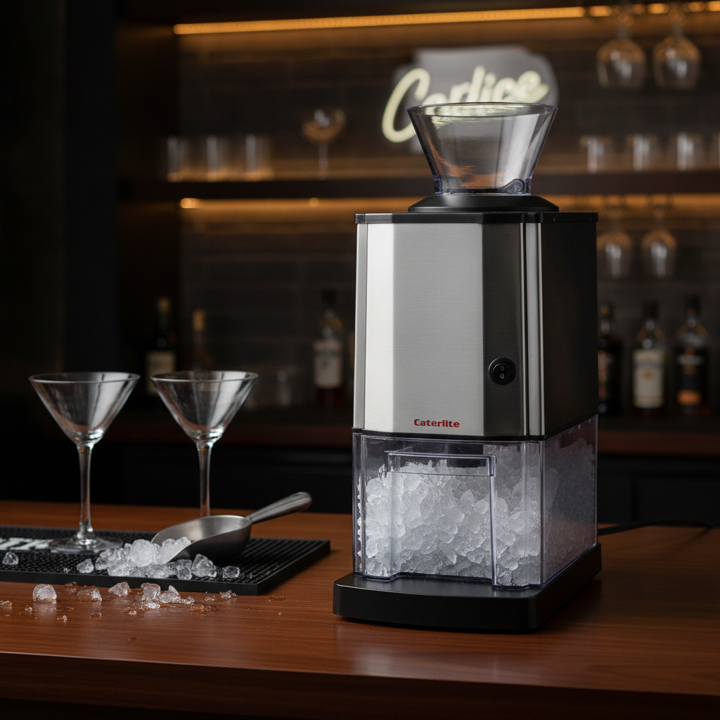 Stainless Steel Ice Crusher 3L for Bars & Pubs