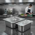 Stainless Steel Gastronorm Tray Set 18.7L for Commercial Kitchens