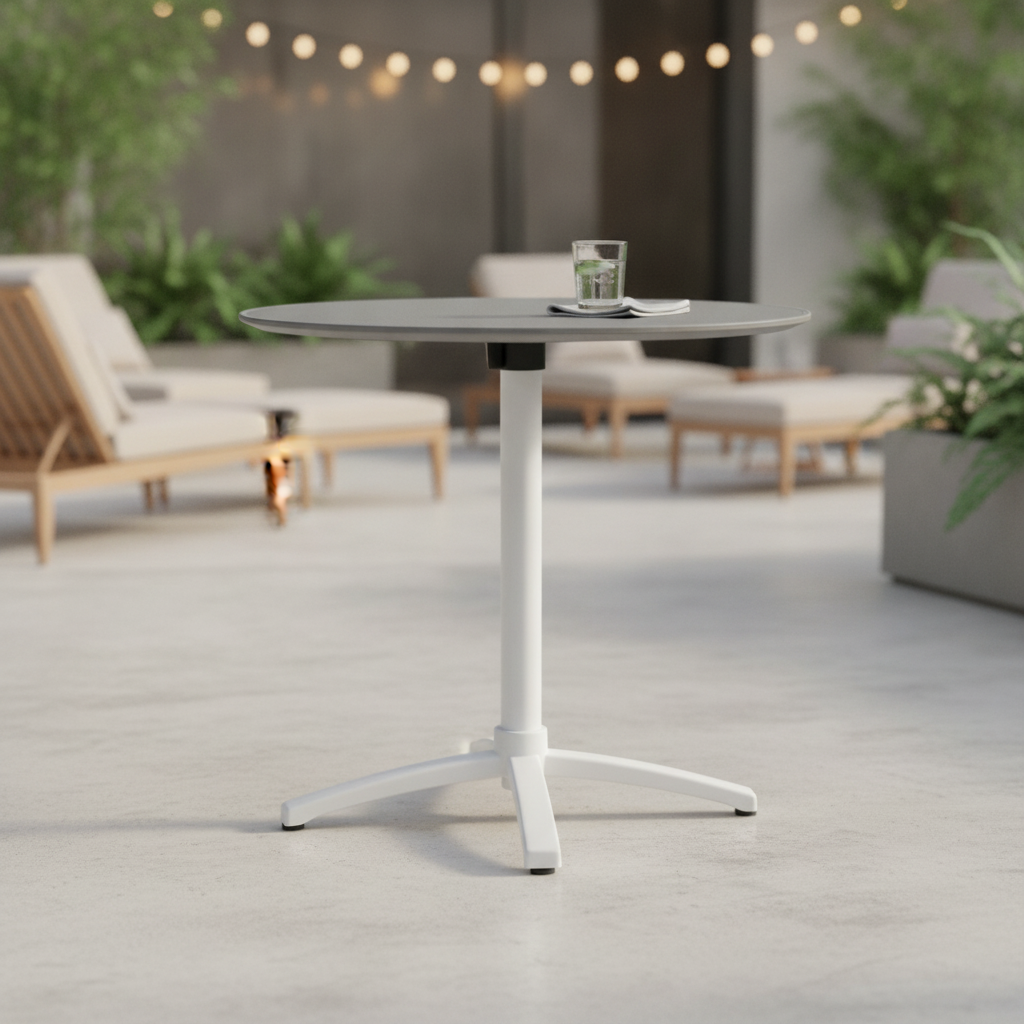 Polypropylene Folding Table 800mm for Indoor & Outdoor Use