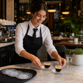 Tempered Double Espresso Saucers 140mm Glass for Cafés (Pack of 12)