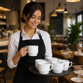 Stacking Mugs 340ml Stoneware for Cafés & Coffee Shops (Pack of 6)