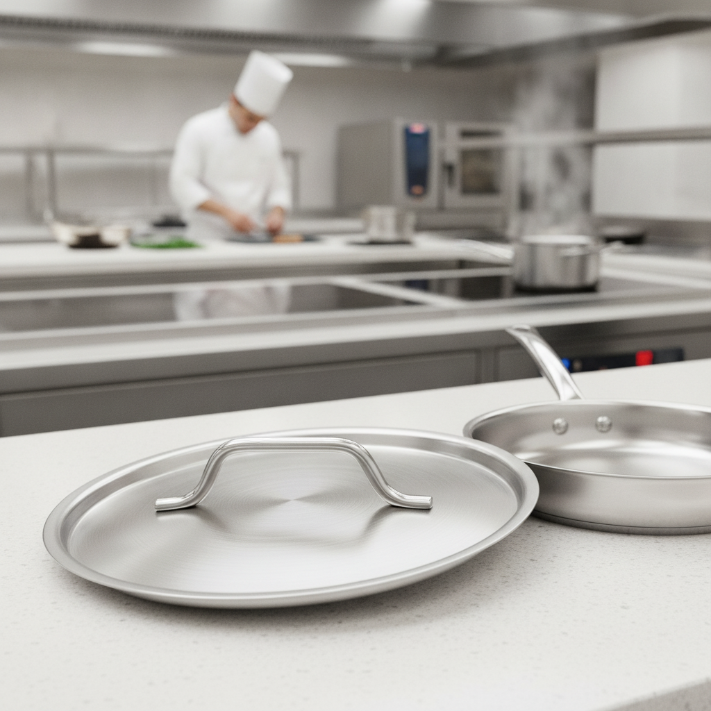 Stainless Steel Pan Lid 24cm for Efficient Cooking