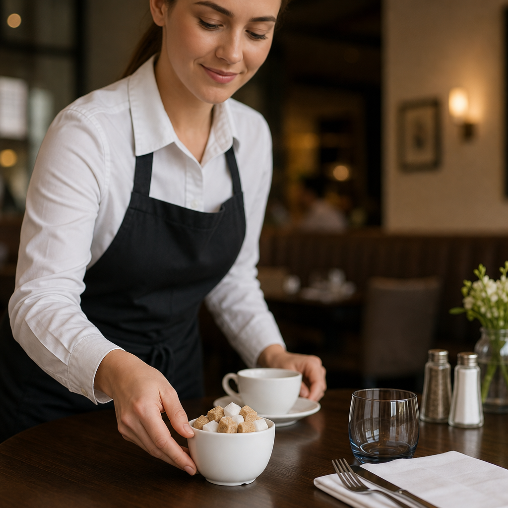 Porcelain Sugar Bowls 85mm for Restaurants & Cafés (Pack of 6)