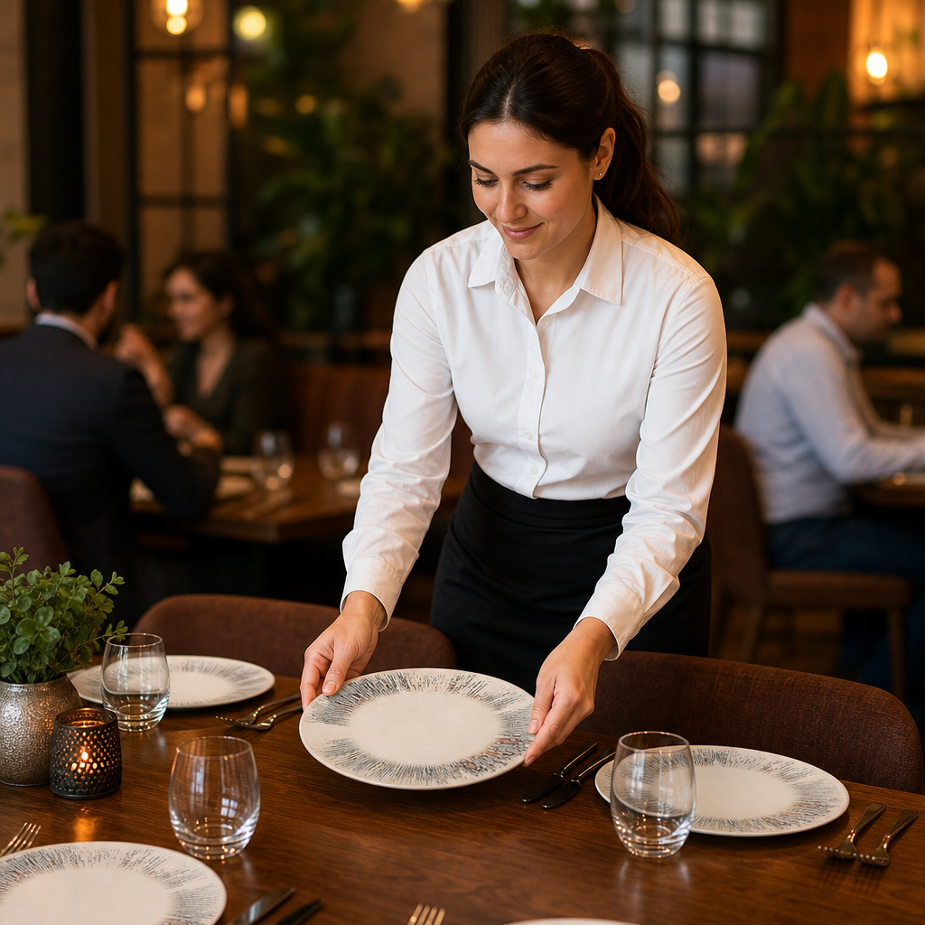 Coupe Plates 260mm Vitrified Ceramic for Everyday Service (Pack of 12)