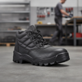 Leather Black Protector Boot S1P for Commercial Safety