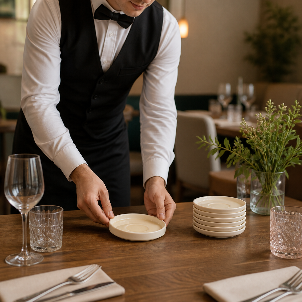 Saucers Lemon 115mm Porcelain for Stylish Table Settings (Pack of 6)