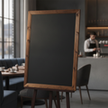 Wood Framed Blackboard 636x486mm for Restaurants & Pubs
