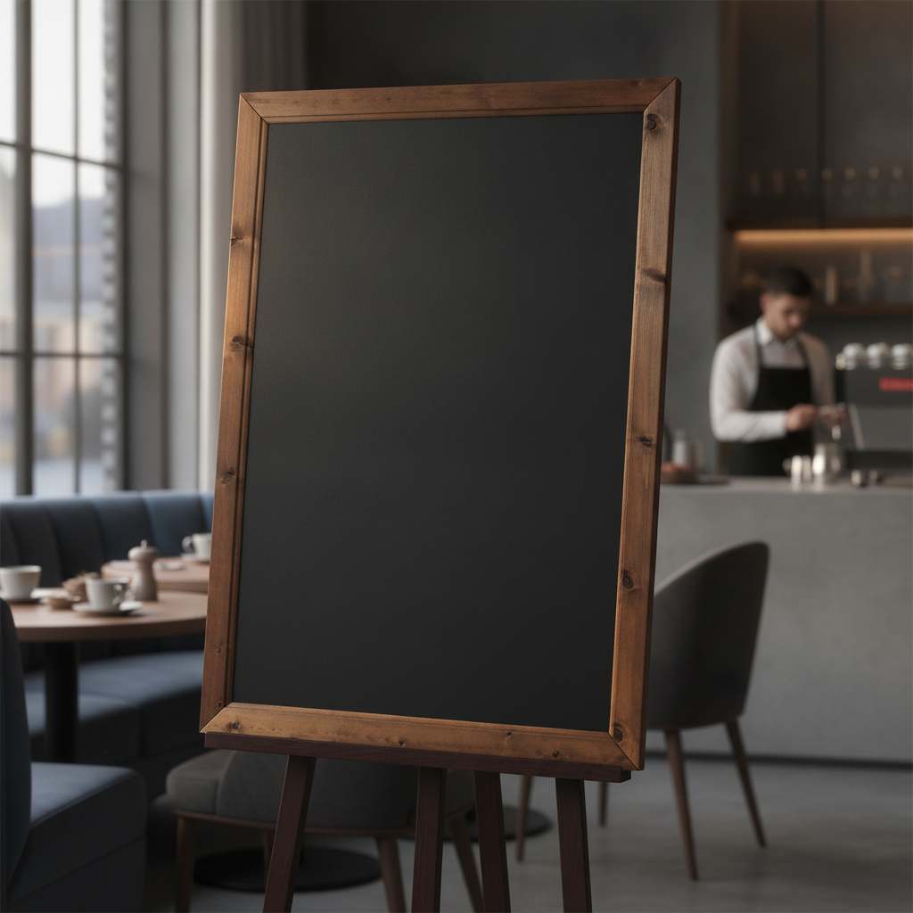 Wood Framed Blackboard 636x486mm for Restaurants & Pubs