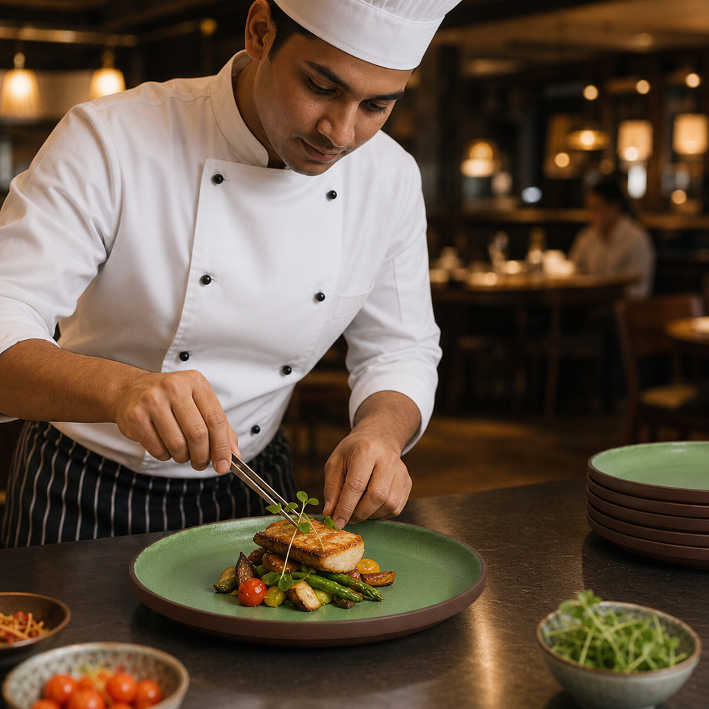 Plates 273mm Vitrified Stoneware for Restaurant Dining (Pack of 12)
