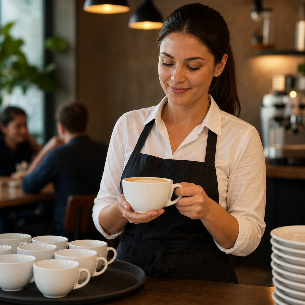 Porcelain Cappuccino Cups 425ml for Cafés & Restaurants (Pack of 12)
