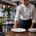 Plates 165mm White Porcelain for Catering Use (Pack of 24)