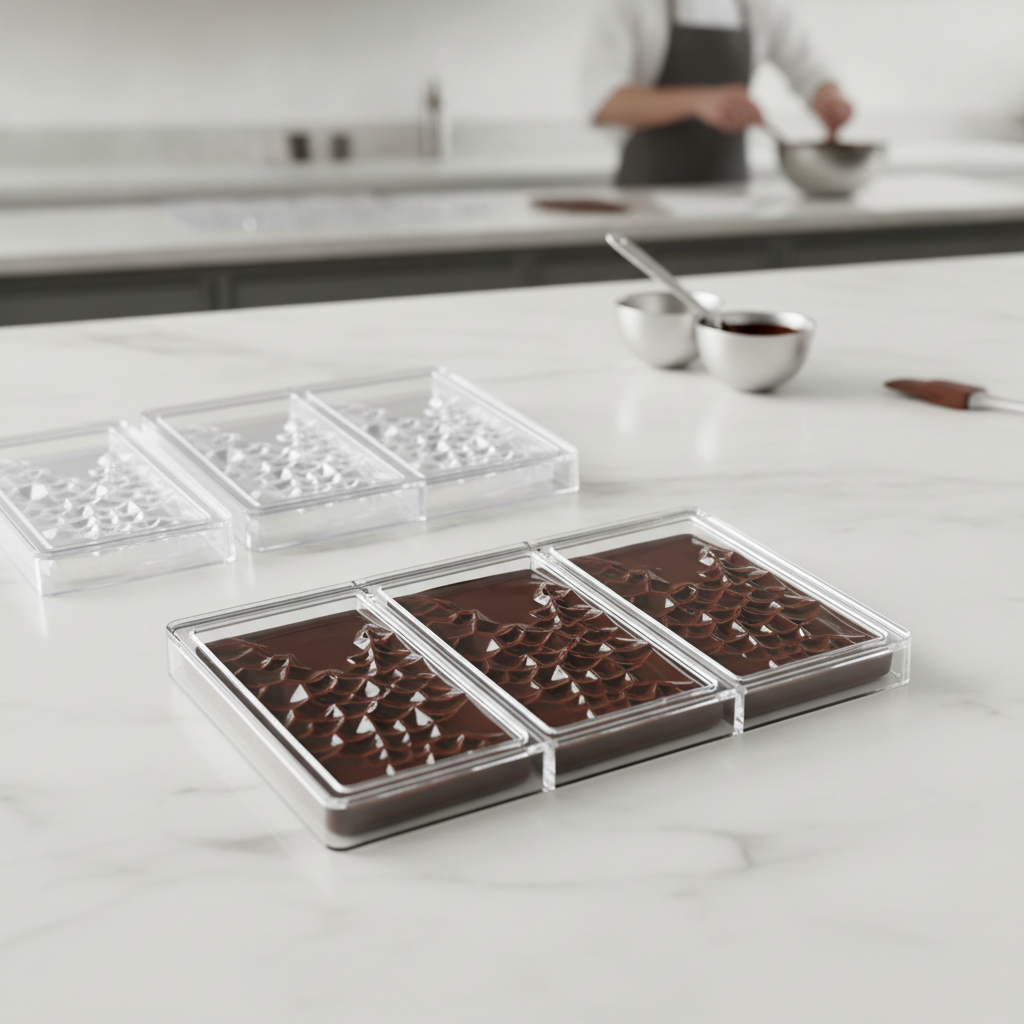 Tritan Chocolate Bar Mould 275x175mm for Baking Delights