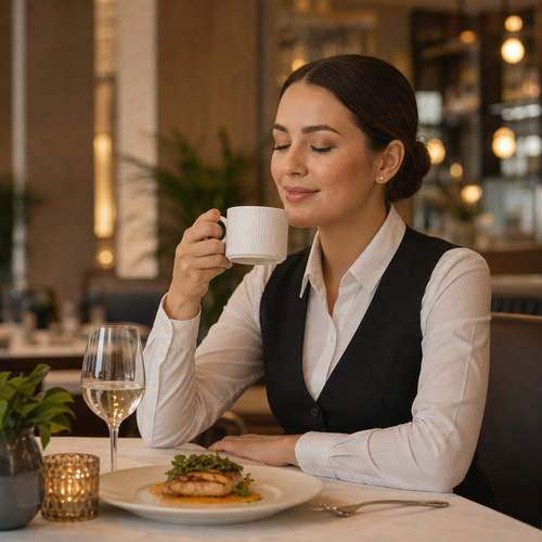 Can Cups 227.5ml Vitrified Porcelain for Upscale Dining (Pack of 12)