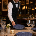 Print Plates Porcelain for Stylish Dining (Pack of 6)