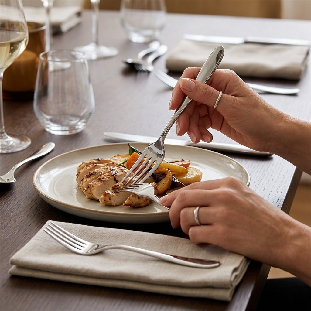 18/10 Stainless Steel Table Forks for Restaurants & Events (Pack of 12)