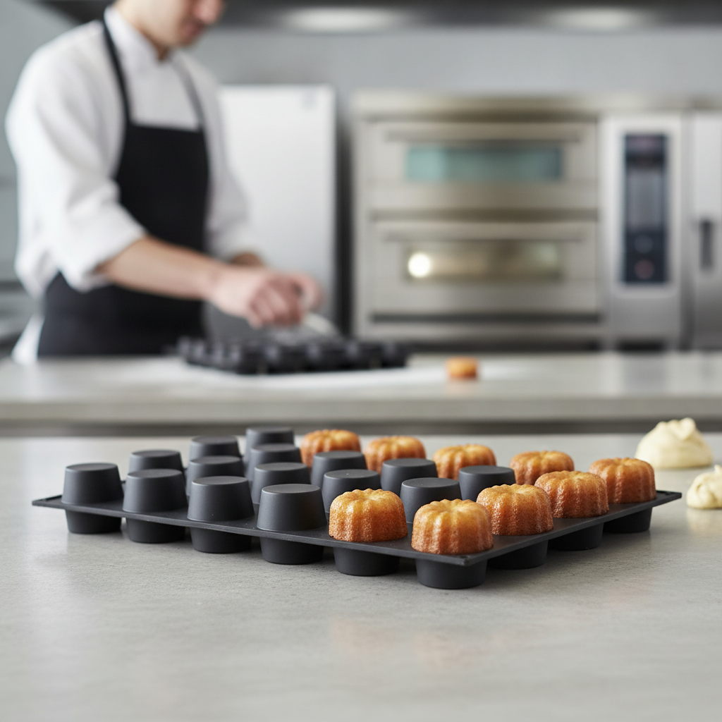 Silicone Non-Stick Pastry Mould 24 Cup for Bakeries & Cafés